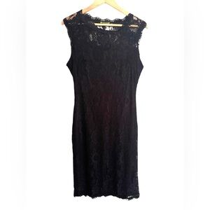 Black Lace Dress, Size L
